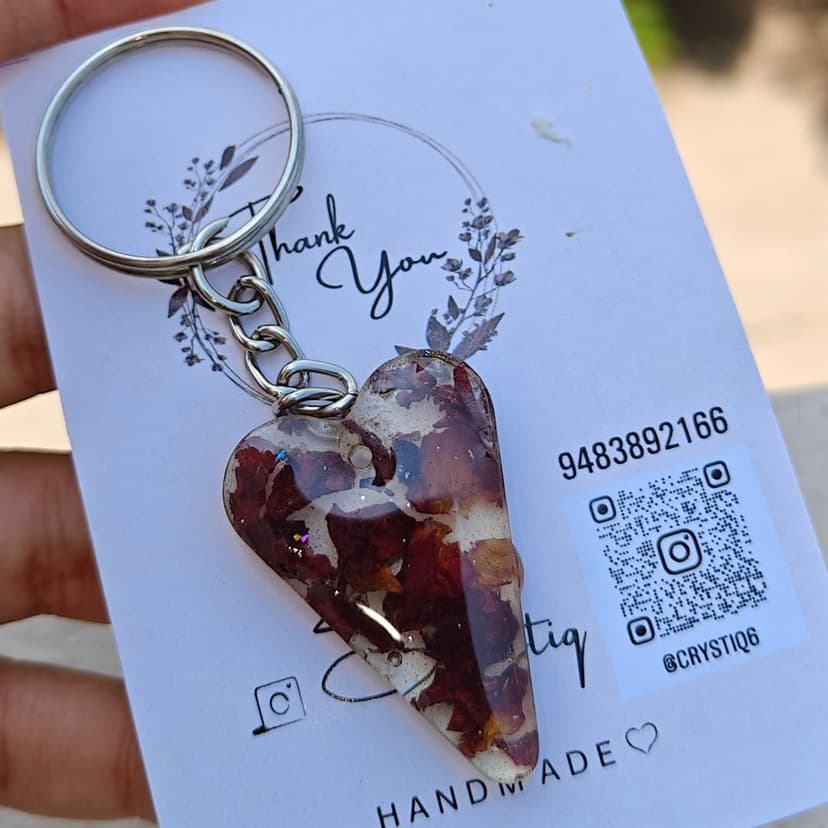 Handmade Resin Keychain